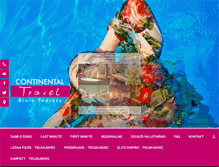 Tablet Screenshot of continental-travel.pl